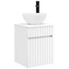 vidaXL Meuble de lavabo mural Blanc 39 x 41 x 64,5 cm
