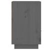 vidaXL Tables de chevet 2 pcs Gris 40x34x55 cm Bois de pin massif
