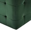 vidaXL 2 pcs Tables de chevet Vert 30x30x30 cm Tissu velours