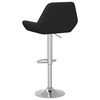 vidaXL Tabourets de bar lot de 2 noir tissu