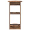 vidaXL Meuble d'appoint Bois ancien 40 x 40 x 75 cm Bois d&rsquo;ing&eacute;nierie