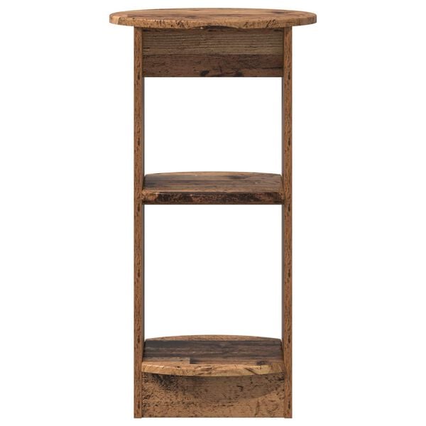 vidaXL Meuble d'appoint Bois ancien 40 x 40 x 75 cm Bois d&rsquo;ing&eacute;nierie