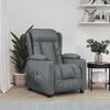 vidaXL Fauteuil inclinable &eacute;lectrique Gris Similicuir