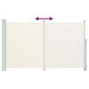 vidaXL Auvent lat&eacute;ral r&eacute;tractable de patio 180x300 cm Cr&egrave;me