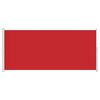 vidaXL Auvent latéral rétractable de patio 220x500 cm Rouge