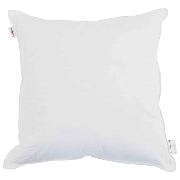 vidaXL Oreiller avec oreiller Blanc 80 x 80 cm Coton