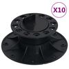 vidaXL Pieds de terrasse r&eacute;glables 10 pcs 60-88 mm