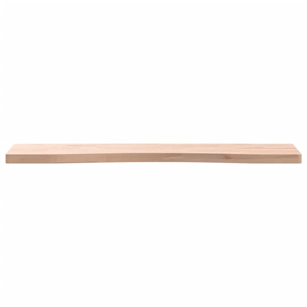 vidaXL Dessus de bureau 80x(36-40)x2,5 cm bois massif de h&ecirc;tre