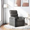 vidaXL Fauteuil inclinable Gris fonc&eacute; Tissu