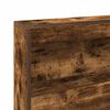 vidaXL T&ecirc;te de lit de rangement Ch&ecirc;ne fum&eacute; 100 cm Bois d'ing&eacute;nierie