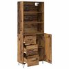 vidaXL Haut Armoire avec tiroir 2 pcs Bois ancien Bois d'ing&eacute;nierie