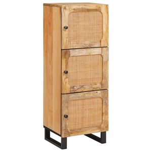 vidaXL Haut Armoire Marron 90 x 33 x 75 cm Bois de mangue massif