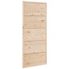 vidaXL Porte de grange 90x208 cm bois massif de pin