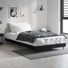vidaXL Cadre de lit sans matelas noir 90x190 cm bois ing&eacute;nierie