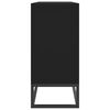 vidaXL Buffet noir 105x30x65 cm bois d'ingénierie