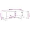 vidaXL Table basse Naturel 80 x 50 x 40 cm Bois de mangue massif