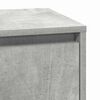 vidaXL Cabinet de chevet avec tiroir Gris b&eacute;ton 39 x 34,5 x 65 cm