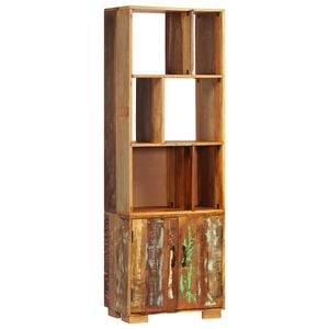 vidaXL Biblioth&egrave;que 60x35x180 cm Bois de r&eacute;cup&eacute;ration solide