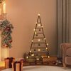 vidaXL Arbre de No&euml;l en m&eacute;tal pour d&eacute;coration noir 125 cm