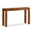 vidaXL Table console Bois massif 120x35x75 cm