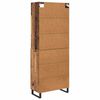 vidaXL Haut Armoire Bois ancien 69,5 x 34 x 180 cm Bois d'ing&eacute;nierie