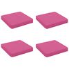 vidaXL Coussins de si&egrave;ge 4 pi&egrave;ces VUGHT 4 pcs 100 % polyester Rose