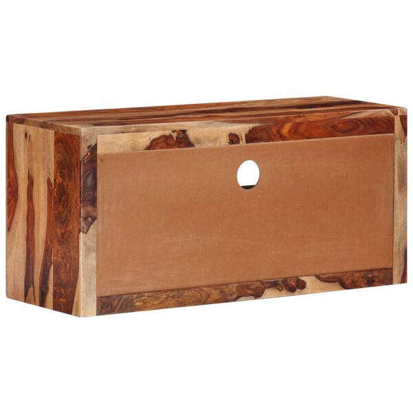 vidaXL Meuble TV 88x30x40 cm Bois massif