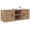 vidaXL Meuble TV Ch&ecirc;ne artisanal 100 x 31,5 x 35 cm Bois d'ing&eacute;nierie