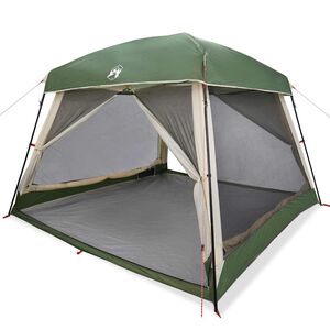 vidaXL Tente de cabine familiale 6 personnes vert imperm&eacute;able