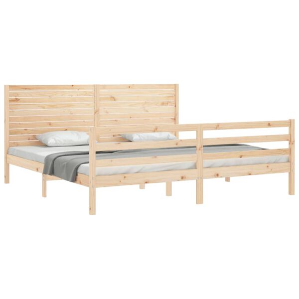 vidaXL Cadre de lit sans matelas bois massif