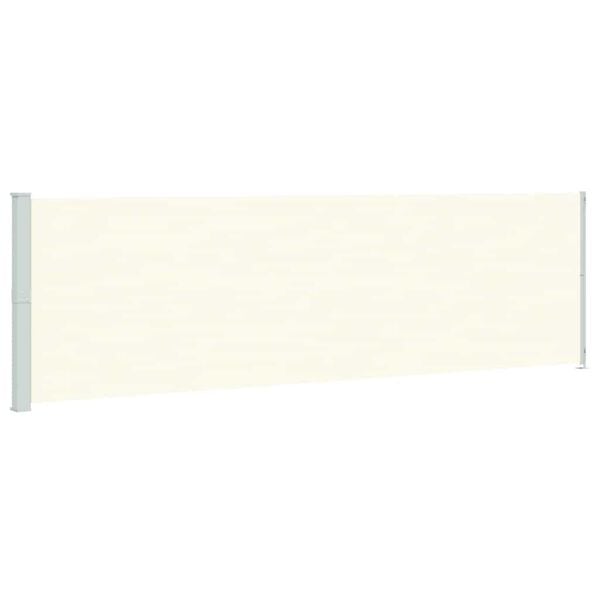 vidaXL Auvent lat&eacute;ral r&eacute;tractable de patio 180x600 cm Cr&egrave;me