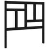 vidaXL Tête de lit Noir 95,5x4x100 cm Bois massif de pin