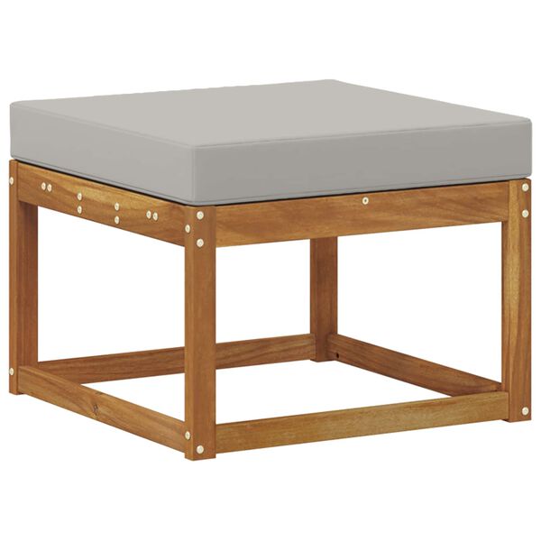 vidaXL Ensemble de canap&eacute;s d'ext&eacute;rieur 6 pcs Gris Naturel et Clair