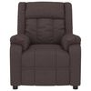 vidaXL Fauteuil inclinable Marron fonc&eacute; 82 x 93 x 96 cm tissu