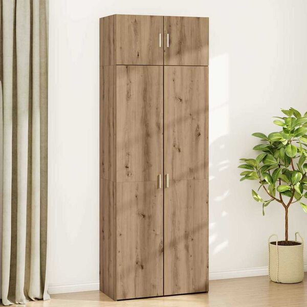 vidaXL Armoire de rangement 3 pcs Ch&ecirc;ne artisanal