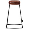 vidaXL Tabourets de bar lot de 2 marron fonc&eacute; 41x29x62 cm
