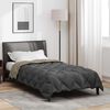 vidaXL Duvet d'hiver Gris clair et anthracite 220 x 135 cm Microfibre