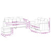 vidaXL Ensemble de canapés 3 pcs avec coussins Rose Velours