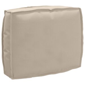 vidaXL Coussin Tissu Oxford Taupe 50 x 40 x 12 cm