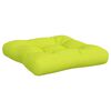 vidaXL Coussins de palette lot de 3 vert vif tissu