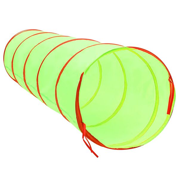 vidaXL Tunnel de jeu pour enfants avec 250 balles Vert 175cm Polyester