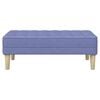 vidaXL banc avec coussin Bleu denim 113 x 57 x 39 cm tissu