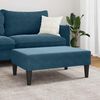 vidaXL Repose-pied bleu 77x55x31 cm velours