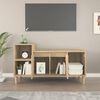 vidaXL Meuble TV Chêne sonoma 100x35x55 cm Bois d'ingénierie