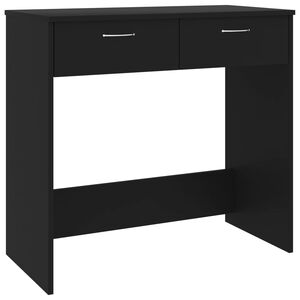 vidaXL Bureau Noir 80x40x75 cm Agglom&eacute;r&eacute;