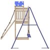 vidaXL Aire de jeux d'ext&eacute;rieur bois de pin massif
