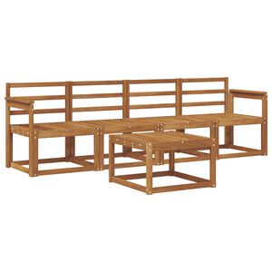 vidaXL Ensemble de canap&eacute;s d'ext&eacute;rieur 5 pcs Naturel