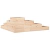 vidaXL Jardini&egrave;re de jardin &agrave; 4 niveaux 106 x 104,5 x 36 cm Bois de pin massif