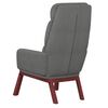 vidaXL Chaise de relaxation Gris clair Tissu
