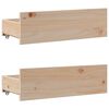 vidaXL Cadre de lit sans matelas avec tiroirs 200x200 cm bois de pin